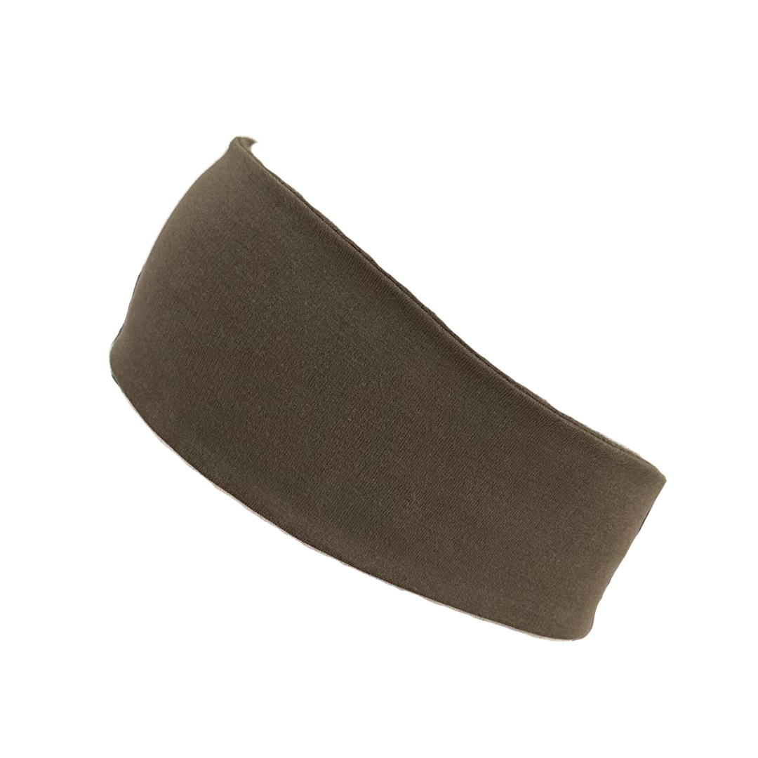 HAARBAND ALVA BREIT | SCHLAMMGRÜN