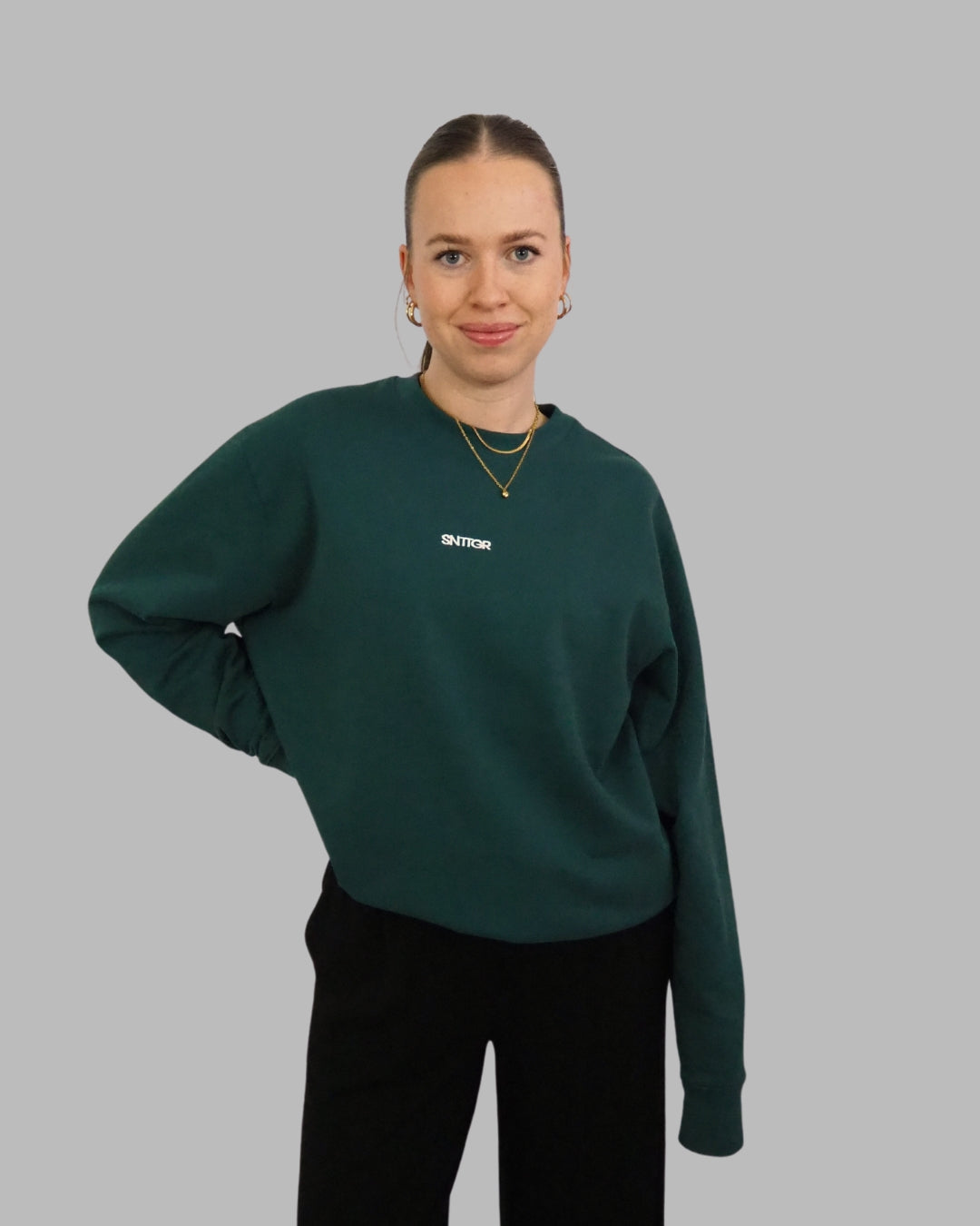 CREWNECK SWEATER | UNISEX | GLAZED GREEN