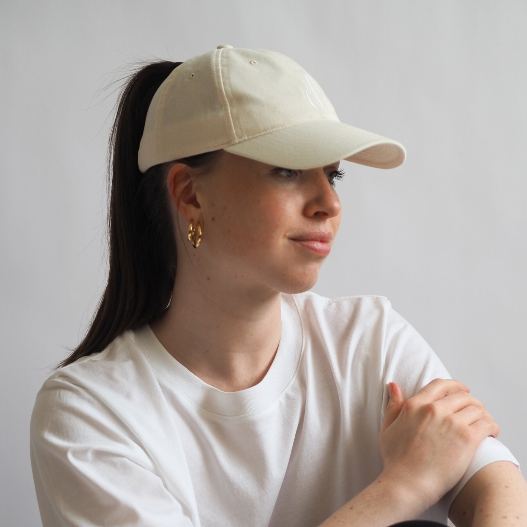 PONYTAIL CAP SUNNY | NATURAL RAW