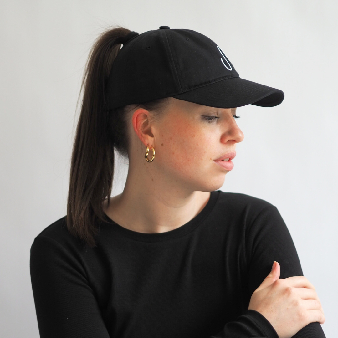 PONYTAIL CAP SUNNY | BLACK