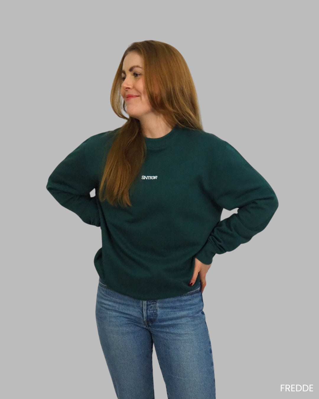CREWNECK SWEATER | UNISEX | GLAZED GREEN