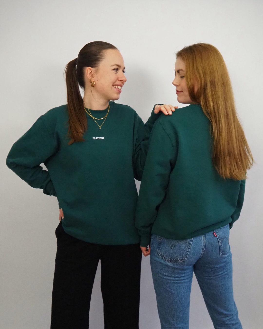 CREWNECK SWEATER | UNISEX | GLAZED GREEN