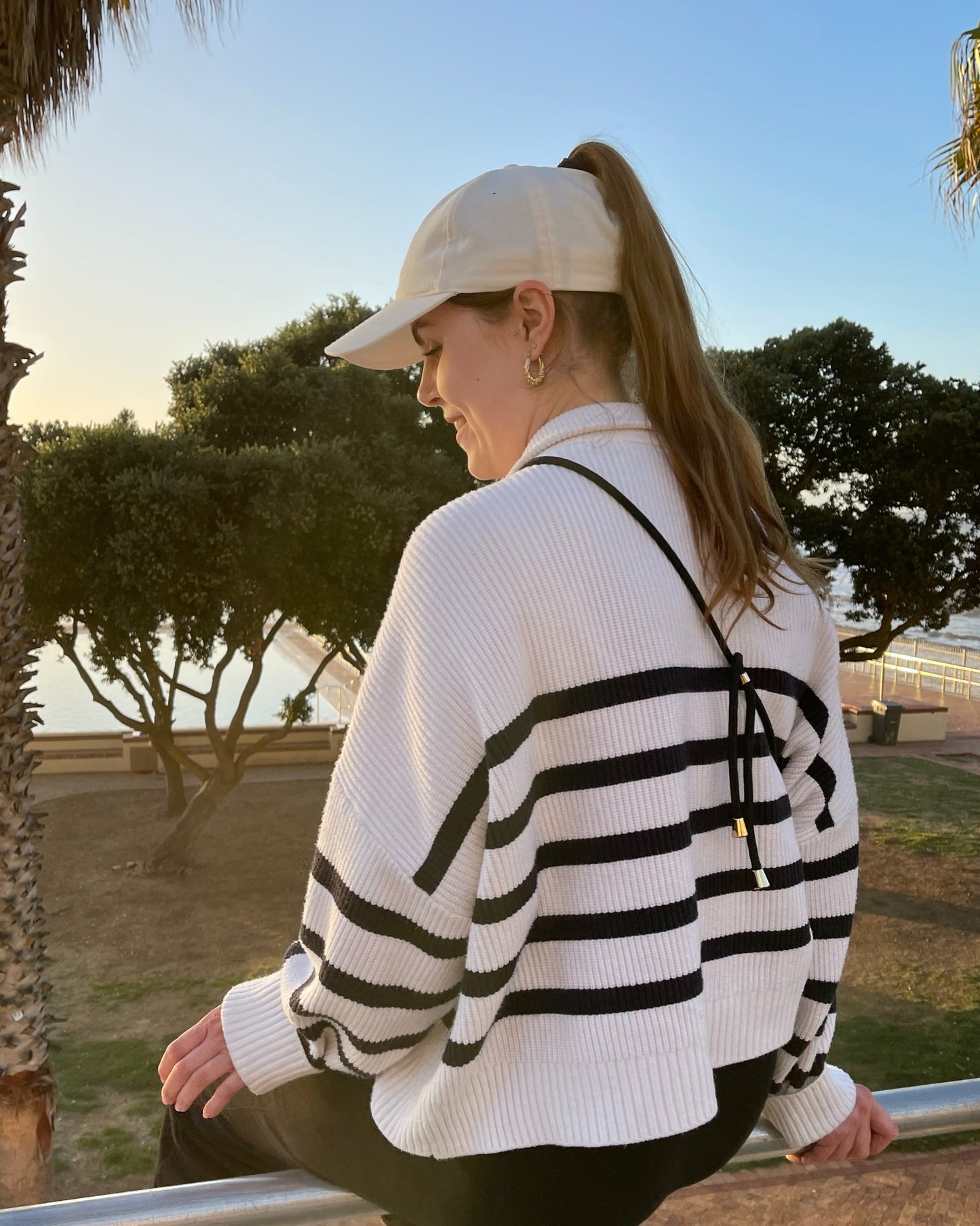 PONYTAIL CAP SUNNY | NATURAL RAW